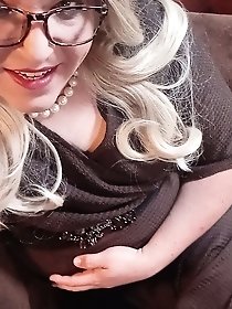 Sexy queen with big breasts engaged in sexual activity