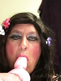 The seductive sissy Claudia