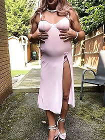 Seductive lingerie on luggage