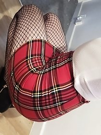 My transgender girlfriend is playing alone.