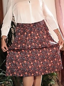 Valisere46s latest fashion haul: a new dress and panty set in 2024.