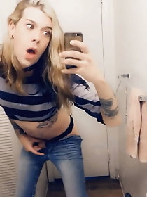 Attractive harlots in their solo play